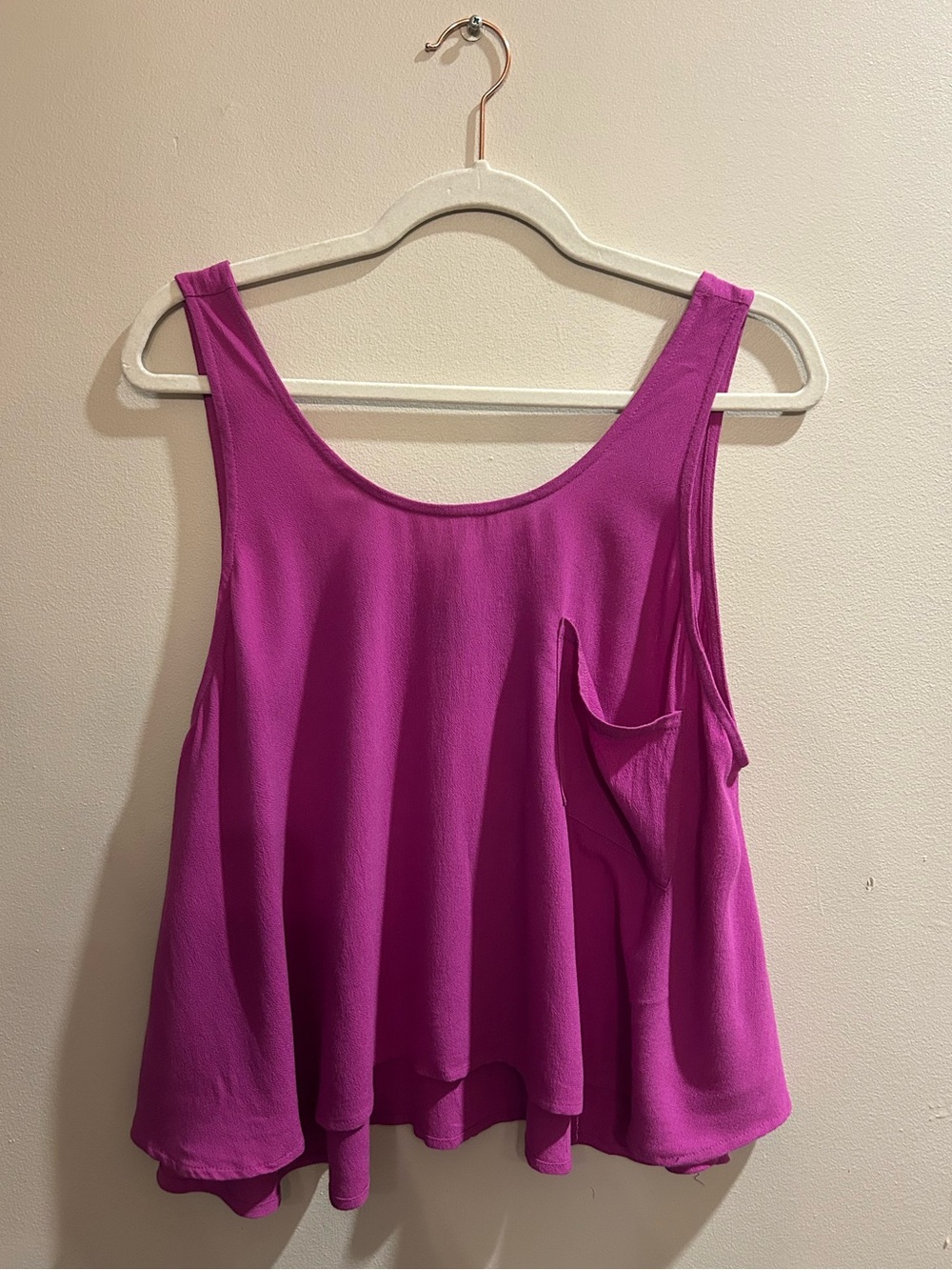ASTR Purple Shock Crop Top with Pocket